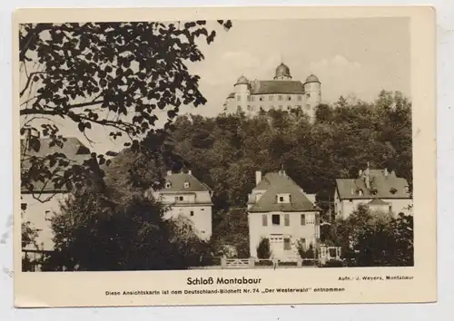 5430 MONTABAUR, Blick auf Schloß Montabaur und Umgebung