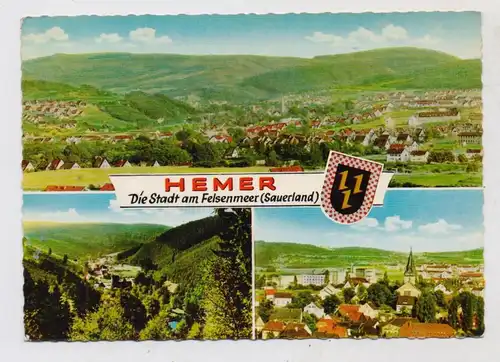 5870 HEMER, Die Stadt am Felsenmeer, Stadtwappen, 1964