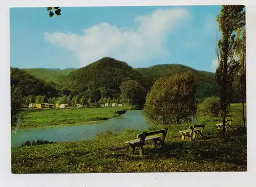 5451 NIEDERBREITBACH, Partie an der Wied, Campingplatz