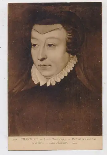 MONARCHIE - FRANKREICH - Porträt Caterina de Medici / Katharina von Medici