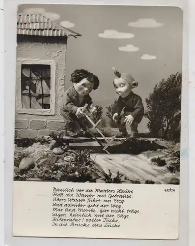 COMIC - WILHELM BUSCH, MAX & MORITZ, Nämlich vor des Meisters Hause....