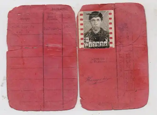 AUTOMOBIL - FÜHRERSCHEIN / Drivers License / Permis de Conduire, Belgien 1965
