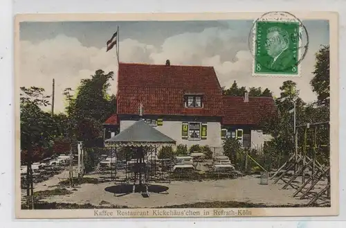 5060 BERGISCH GLADBACH - BENSBERG - REFRATH, Cafe-Restaurant Kickehäus'chen, 1929