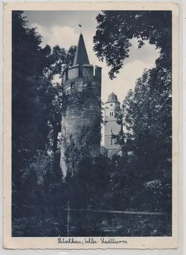 OBER - SCHLESIEN - PATSCHKAU / PACZKOW, (Oppeln), Stadtturm, 1943