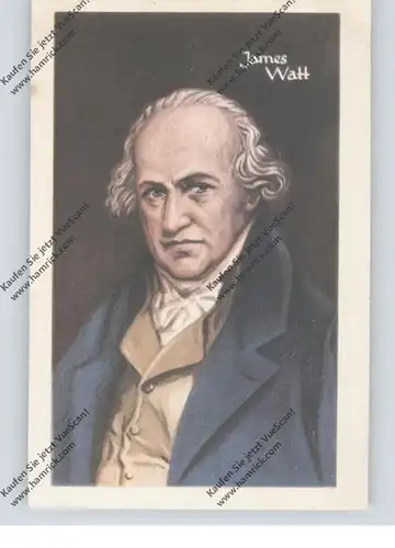 BERÜHMTE PERSONEN - JAMES WATT, Homann-Sammelbild