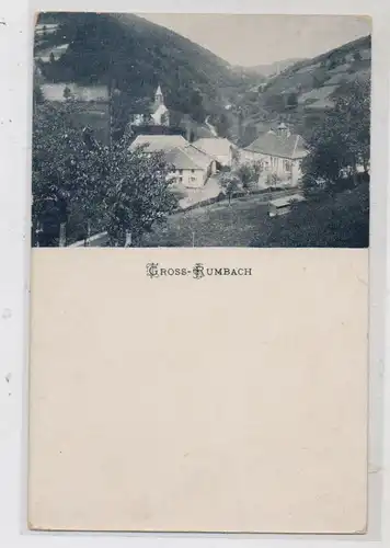 F 68660 ROMBACH - LE - FRANC / GROSS- / DEUTSCH-  RUMBACH, Ortsansicht mit Kirche, ca. 1905