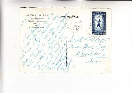 FRANCE / FRANKREICH, 1959, Michel 1266, Einzelfrankatur