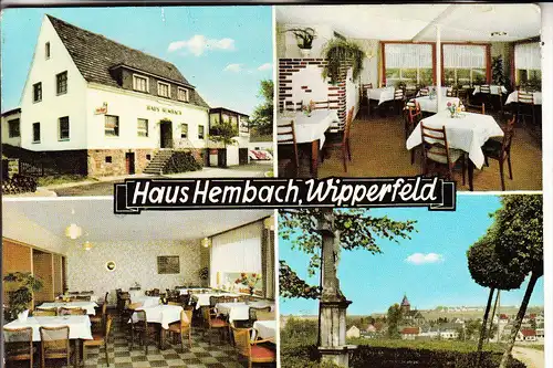 5272 WIPPERFÜRTH - WIPPERFELD, Restaurant "Haus Hembach"