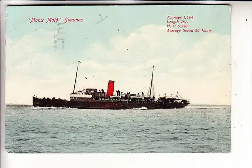 UK - ENGLAND - ISLE OF MAN, TSS MANX MAID, 1926