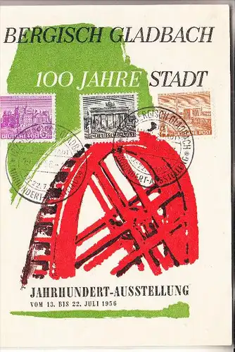 5060 BERGISCH GLADBACH, 100 Jahre Stadt, 1958, Sonderstempel