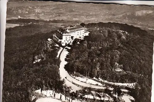 5330 KÖNIGSWINTER, Hotel Petersberg, Luftaufnahme, 1958
