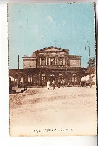 5160 DÜREN, Bahnhof / La Gare, 20er Jahre
