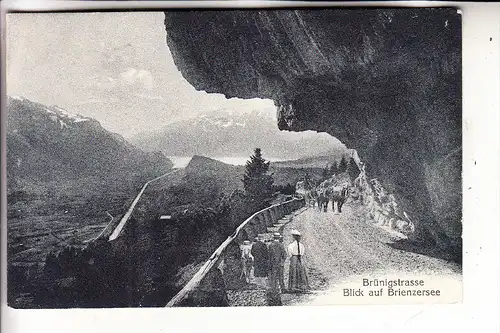 CH 3855 BRIENZ, Brünigstrasse, Blick auf Brienzersee
