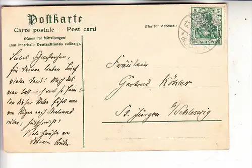 0-2331 ALTEFÄHR, Ortsansicht, 1910, kl. Druckstelle