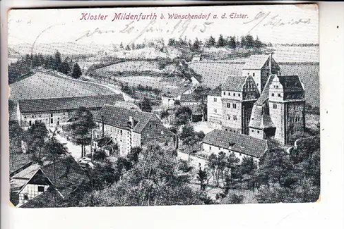 0-6519 WÜNSCHENDORF, Kloster Mildenfurth, 1915
