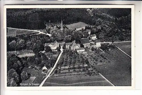 5900 SIEGEN - RÖDGEN, Hotel-Cafe "Haus Stangier", Luftaufnahme, 1952