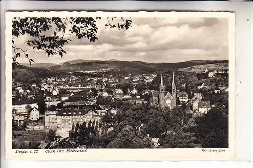 5900 SIEGEN, Blick ins Hüttental, 1953