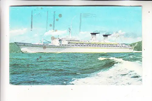 SCHIFFE - OZEANSCHIFF - T/N "MICHELANGELO" / "RAFFAELLO", 1966