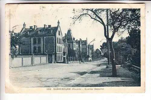 F 57400 SARREBOURG / SAARBURG, Quartier Dessirier, 1934,