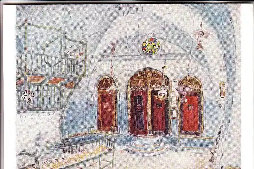 JUDAICA - Synagoge Jerusalem, Marc Chagall
