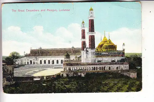 RELIGION - ISLAM, Mosque Lucknow India, kl. Einriss