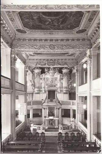 0-5800 GOTHA, Schlosskirche, Innenansicht, Kirchenorgel