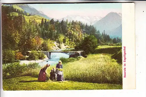 CH 3715 ADELBODEN, Engstligental, Heuernte
