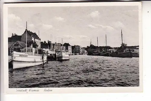 0-2400 WISMAR, Hafen, Rundfahrtschiffe "WENDORF" , "FRITZ REUTER" , "WISMAR"