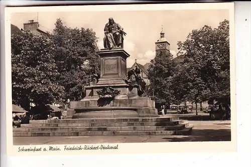 8720 SCHWEINFURT, Friedrich-Rückert-Denkmal