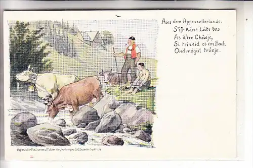 CH 9050 APPENZELL, Appenzeller Postkarte v. V. Tobler