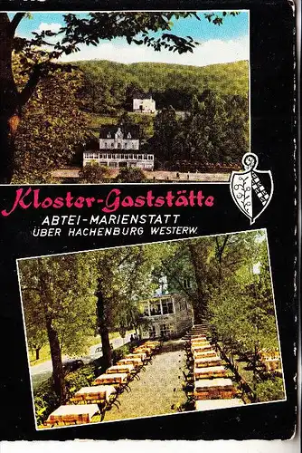 5238 HACHENBURG - MARIENSTATT, Kloster-Gaststätte, 1964