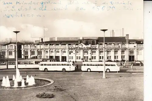 0-2500 ROSTOCK, Hauptbahnhof, 1965, Omnibusse