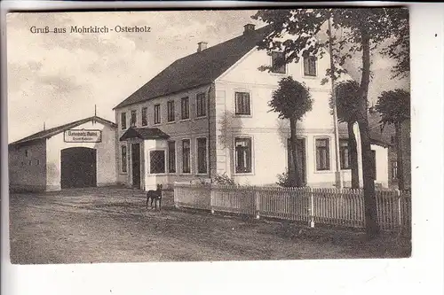 2341 MOHRKIRCH - OSTERHOLZ, Bahnhofs Hotel, rücks. Klebereste