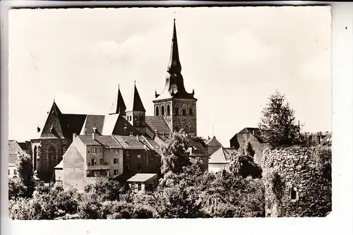 4030 RATINGEN, Partie am Dicken Turm & kath. Kirche