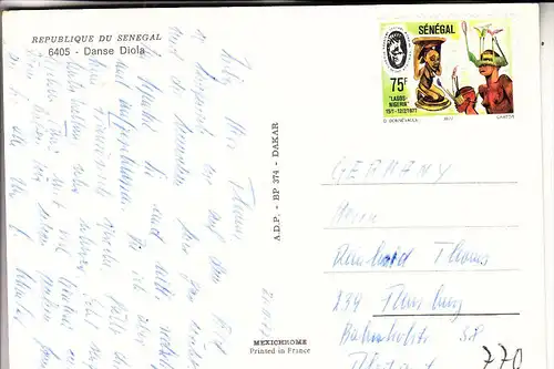 SENEGAL, Diola Tänzer, Völkerkunde - ethnic