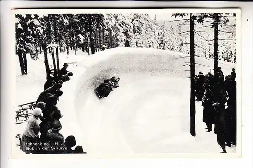 SPORT - WINTERSPORT - BOB - Hahnenklee S-Kurve, 1941