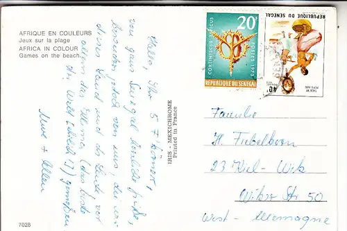 SENEGAL, Children at the beach