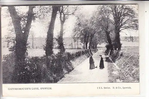 UK - ENGLAND - SUFFOLK - IPSWICH, Gainsborough's Lane, 1908