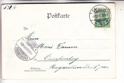 0-9000 CHEMNITZ, Städtebilder aus dem Erzgebirge, Künstler-Karte A.Noether, 1901