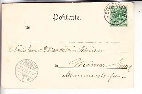 0-8000 DRESDEN, Weihnachtskarte 1898, Verlag: Paul Beyer, Nr.8, color