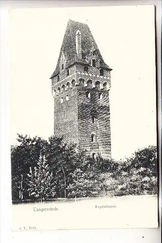 0-3504 TANGERMÜNDE, Kapitelturm, ca. 1905