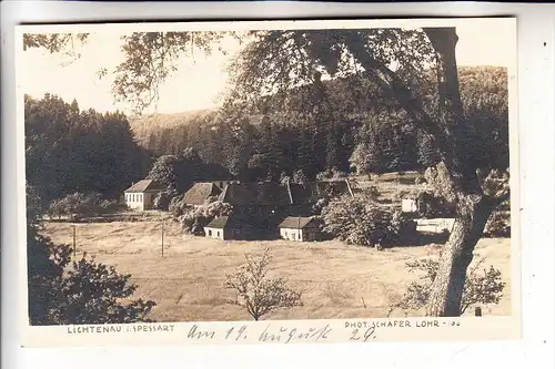 8771 LICHTENAU, Photo-AK, 1929