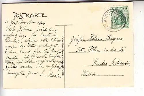 F 57530 TENNSCHEN / LES ETANGS, Kirche / Eglise, 1908