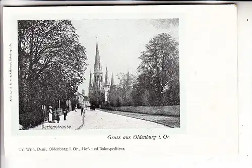 2900 OLDENBURG, Gartenstrasse, ca. 1905