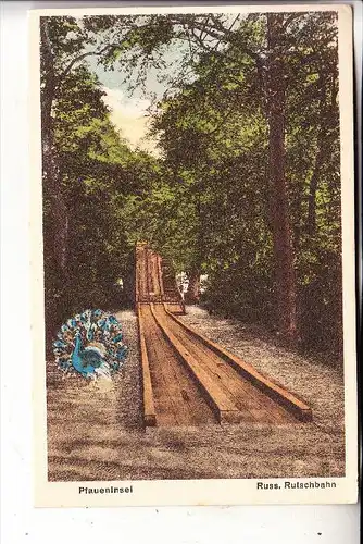 1000 BERLIN - WANNSEE, Pfaueninsel, Russische Rutschbahn