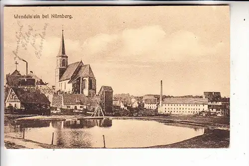 8508 WENDELSTEIN, Ortsansicht, 1925