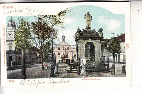 7550 RASTATT, Johannisbrunnen, 1903