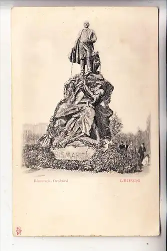 0-7000 LEIPZIG, Bismarck-Denkmal, Relief geprägt