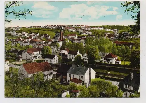 6633 WADGASSEN - DIFFERTEN, Ortsansicht mit Eisenbahnübergang