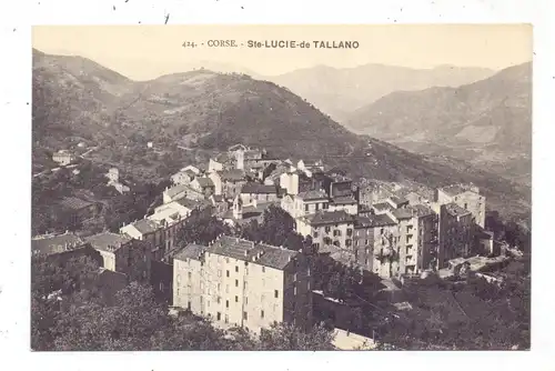 F 20112 SAINTE LUCIE DE TALLANO, CORSE 2A, vue generale